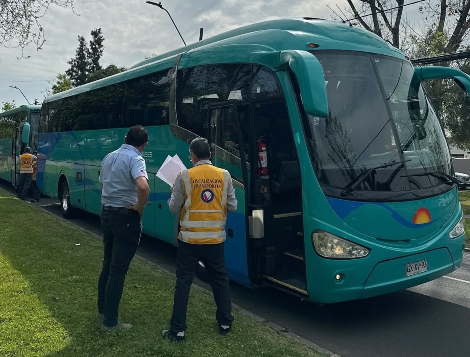 Fiscalización de transportes a bus Marci Buses