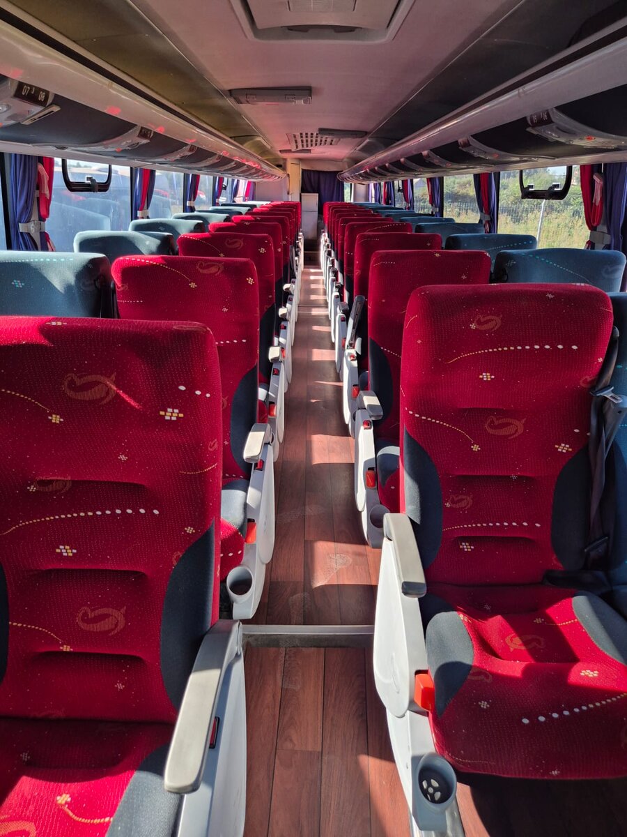 Interior de bus Marci Buses